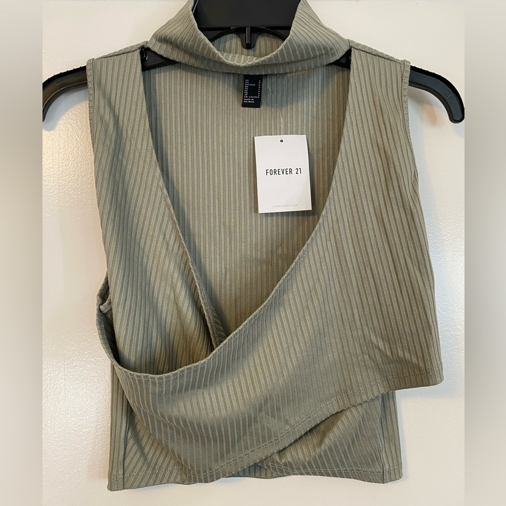 Knit Cross Top